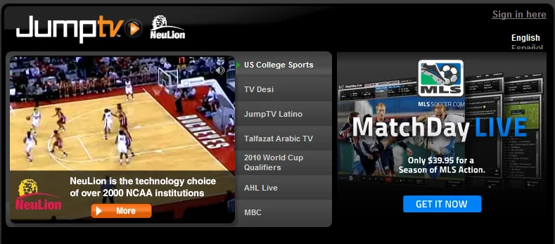 La BBC usa YouTube.com y JumpTV usará Joost
