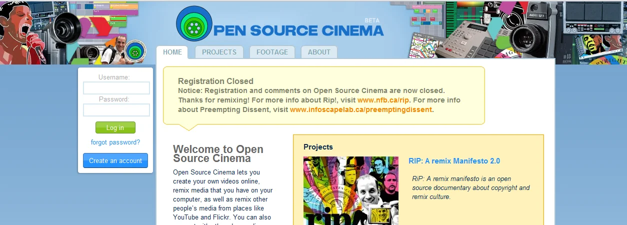 Cine código abierto: proyecto open 2007