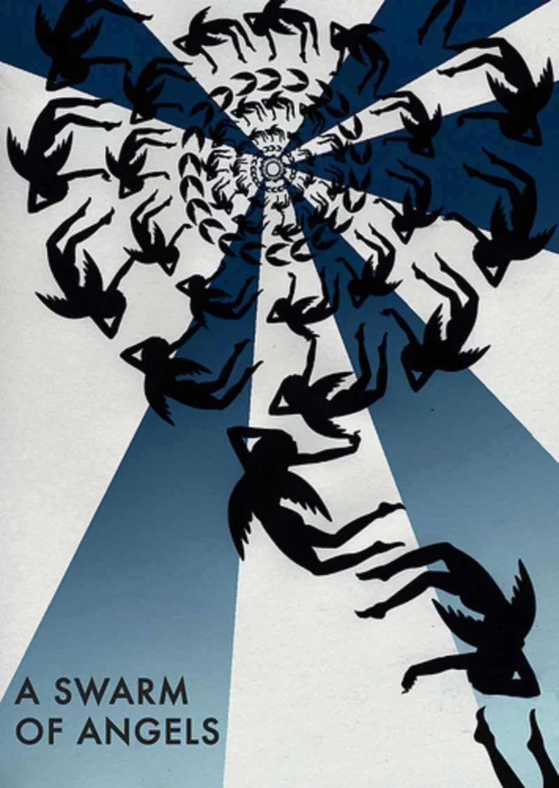 Póster de A Swarm of Angels proyecto de cine colaborativo con Creative Commons