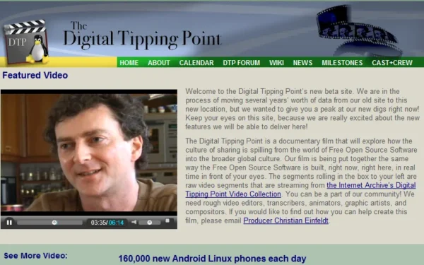 Cine de código abierto: Un enjambre de cambios