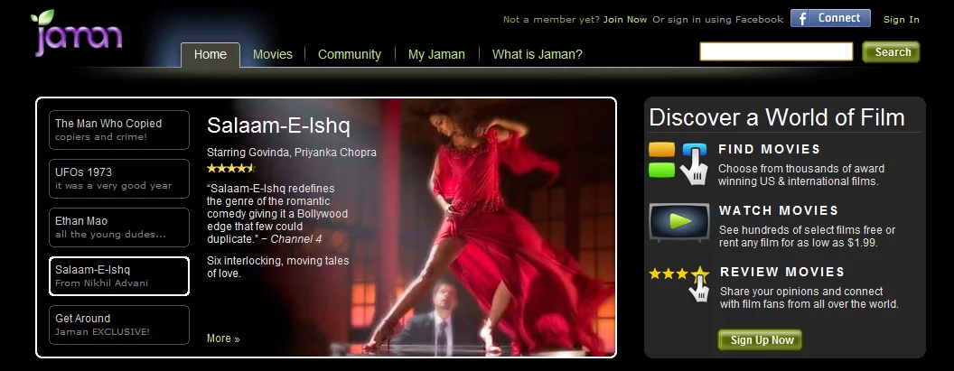 Jaman: Comunidad global de cine independiente