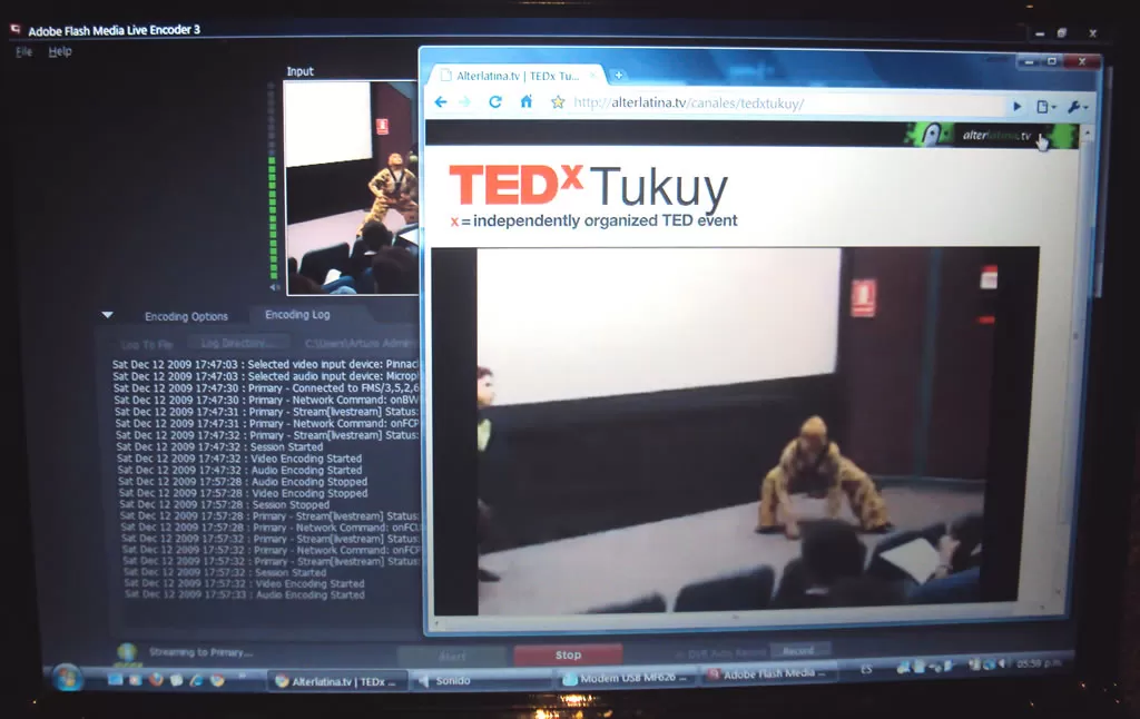 Alterlatina transmite el primer TEDx en Perú