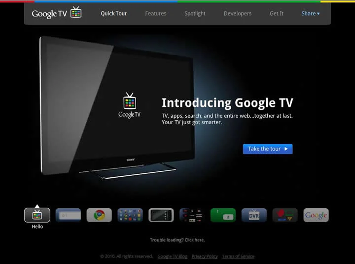 Televisi&oacute;n logitech: google 2011
