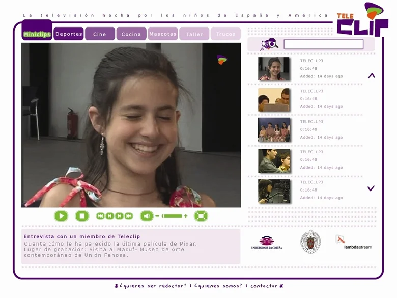 Producción de video teleclip periodismo 2012