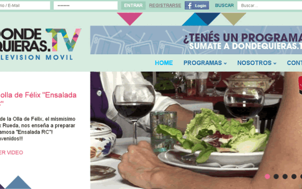 Dondequieras.TV: la televisión por internet levanta vuelo