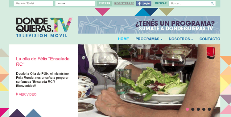 Dondequieras.TV: la televisión por internet levanta vuelo