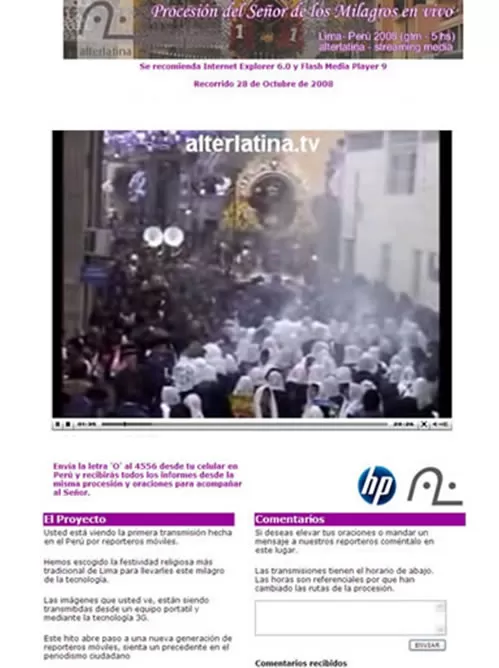 Procesión del Señor de los Milagros 2009