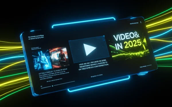 Video e IA en 2025: redefiniendo la conexión marca-audiencia